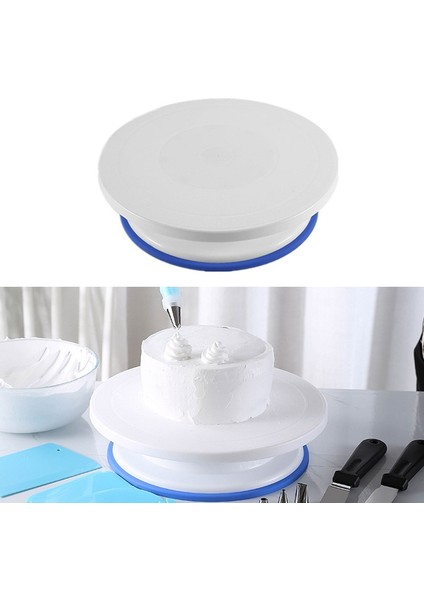 Kek Döner Tabla Pişirme Aracı, Özellikler: Mavi (Yurt Dışından)