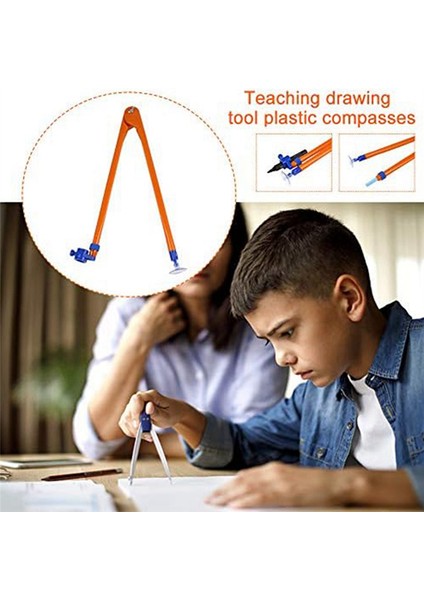 Geometri Için 4 Adet Matematik Pusulası, Çizim Geometri Aracı, Kırtasiye Malzemeleri, Taslak Çizimi, Çizim, (Yurt Dışından) modelleri