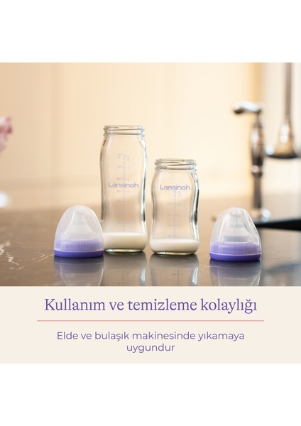 240 ml Cam Biberon & Naturalwave® Biberon Emziği fırsatları