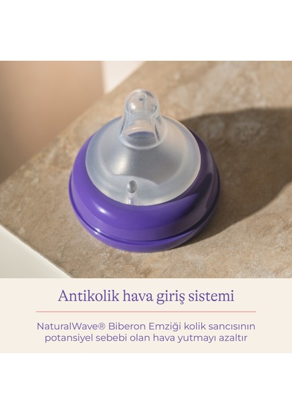240 ml Cam Biberon & Naturalwave® Biberon Emziği indirimleri