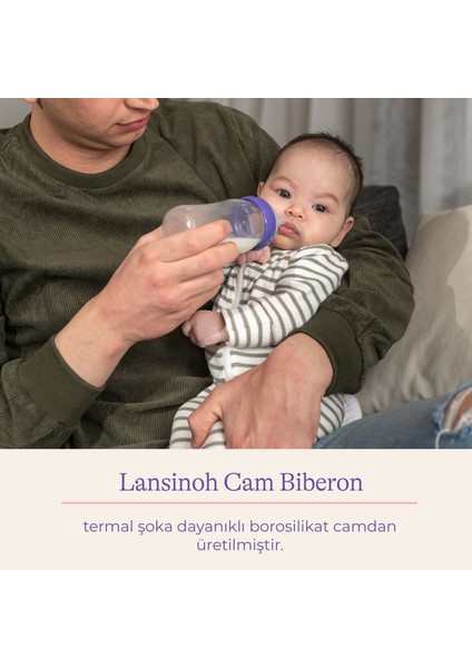 240 ml Cam Biberon & Naturalwave® Biberon Emziği