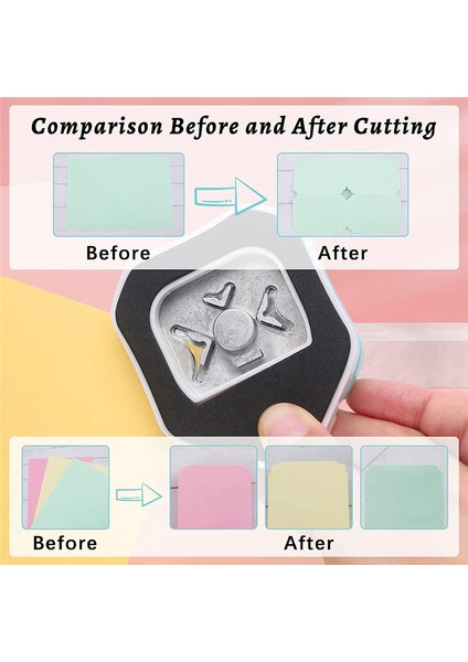3 Köşe Yuvarlama Kağıt Delgi Kart Yapımı Için Farklı Tasarım Laminat Kart Stoğu Scrapbooking El Sanatları Iş (Yurt Dışından) fırsatları