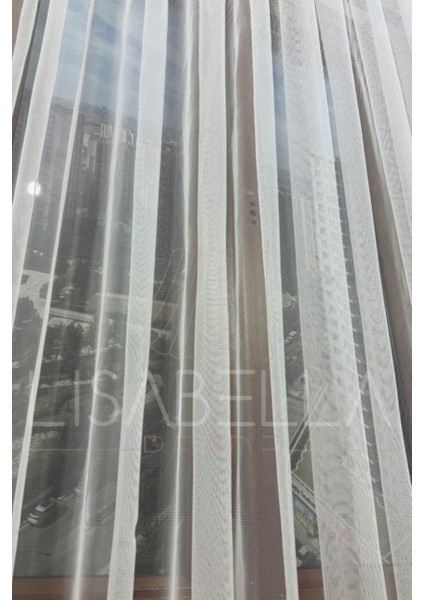 Saf Elegans Grek Tül Perde ( 1/3 Sık Pileli )