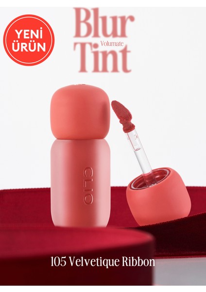 Blur Efekti Veren Kadife Bitişli, Dolgunlaştırıcı Tint Clıo Volumate Blur Tint 105 Velvetique Ribbon