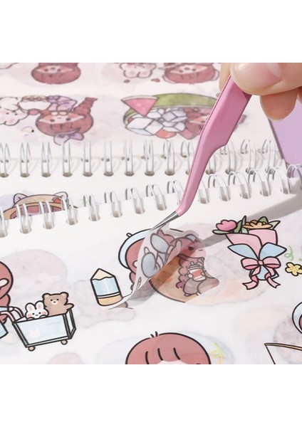 50 Adet Kawaii Karikatür Karakter Desen Etiket Bobin Kitabı Kızın Hediyesi (Yurt Dışından) indirimleri