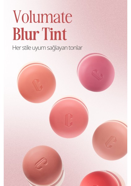 Blur Efekti Veren, Kadife Bitişli, Dolgunlaştırıcı Tint Clıo Volumate Blur Tint 104 Misty Fig