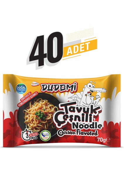 40'lı Tavuk Çeşnili Noodle Poşet 70 gr