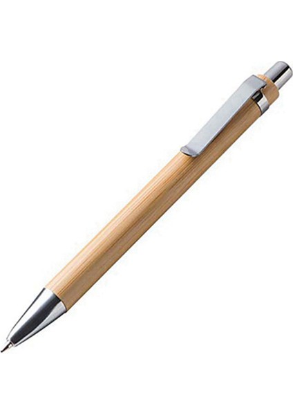 100 Adet Bambu Tükenmez Kalem Stylus Iletişim Ofis ve Okul Malzemeleri Kalemler Yazma Hediyeler (Mavi + Siyah Mürekkep) (Yurt Dışından) modelleri