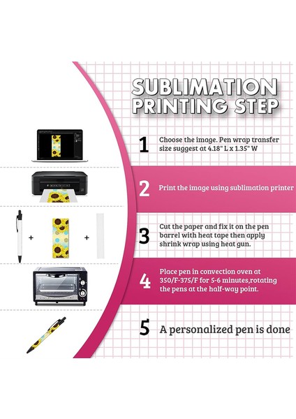Süblimasyon Kalem Boş Shrink Wrap ile Isı Transferi Tükenmez Dıy Ofis Okul Kırtasiye Malzemeleri (Yurt Dışından) modelleri