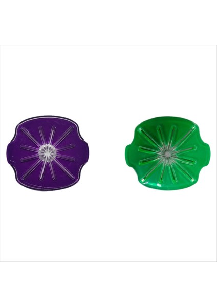 Kitchenaid Eğimli Kafa Mikser Aksesuarları Kazıyıcı Bıçak 6 Kablolu Karıştırma Kafası Sıçrama Önleyici Bölmeli Mikser Parçaları, Mor ve Yeşil (Yurt Dışından)