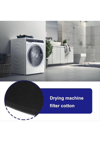 Bosch 12022801 Için 6 Adet Kurutma Makinesi Sünger Filtre Matı Constructa CWK3R200/02 Siemens WQ33G2C90/01 Kurutma Makinesi Filtre Parçası (Yurt Dışından) modelleri