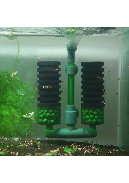 S Çift Kafa Filtre Akvaryumu Balıktank Sünger Su Filtre Hava Pompası Balık Tankı Temizleme Filtresi Akvaryum Aksesuar (Yurt Dışından) modelleri