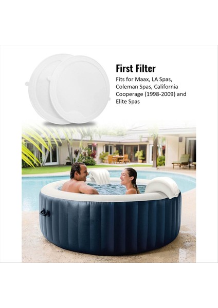 100497 Maax/ La Spas/ Spas/ Cooperage (1998-2009) ve Elite Spas Için Spa Jakuzilerine Yönelik Ilk Filtre (Yurt Dışından) modelleri