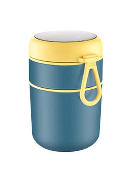 Gıda Yalıtım Kavanozu Gıda Yalıtım Kabı Paslanmaz Çelik Öğle Yemeği Kutusu Öğrenciler ve Ofis Çalışanları Için Uygundur 710 ml A (Yurt Dışından)