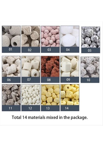 500G 14 Tür Akvaryum Bio Balls Balık Tankı Için Akvaryum Filtre Aksesuarları Için Biyokimyasal Top Filtre Ortamı (Yurt Dışından) fiyatları