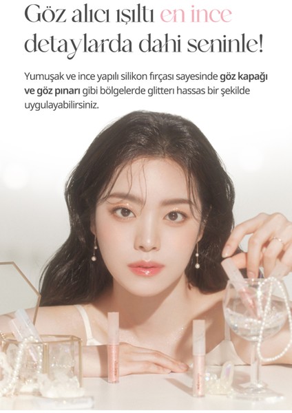 Inci Işıltılı Likit Glitter Dasıque Starlit Jewel Liquid Glitter (#03 Purple Sparkling)