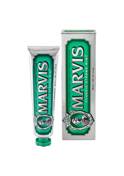 Classic Strong Mint Diş Macunu Ferahlatıcı Etki 85 ml 3 Adet Nane Aromalı