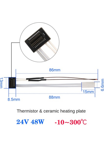 P1P P1S Termistör Seramik Isıtıcı 24V 48W 3D Baskı Hotend Için Isıtma Borusu (Yurt Dışından) fiyatları