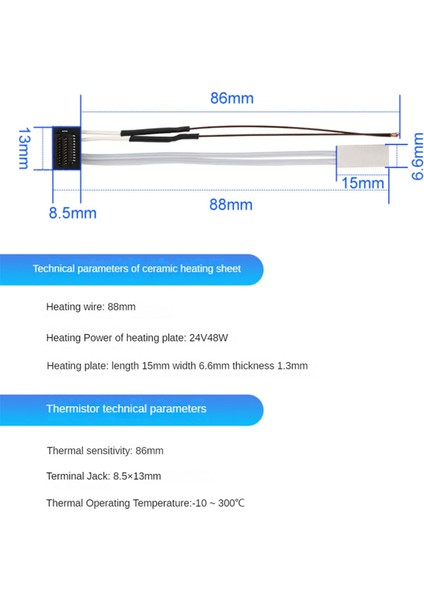 P1P P1S Termistör Seramik Isıtıcı 24V 48W 3D Baskı Hotend Için Isıtma Borusu (Yurt Dışından) indirimleri