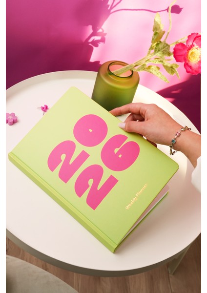 2026 Yılı B5 Haftalık Ajanda 17X24 cm - 12 Aylık Yeşil fiyatları