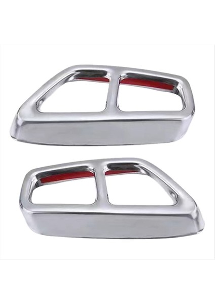 Bmw 5 Serisi G30 G31 2017-2022 Tail Pippe Trim Frame Araç Dış Modifikasyon Bmw Için Arka Çift Egzoz Borusu Kapak Trims (Yurt Dışından) fırsatları