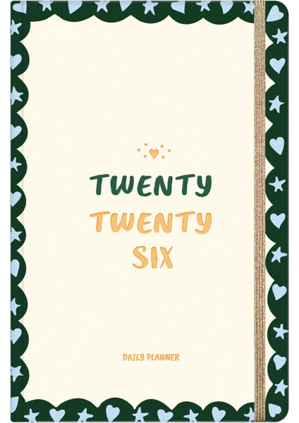 2026 Yılı Günlük Ajanda 16X24 cm - 12 Aylık