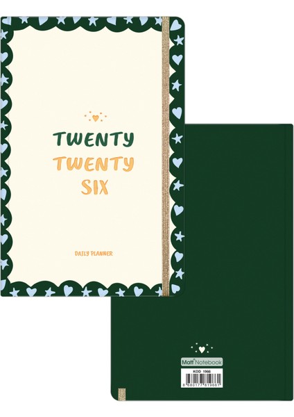 2026 Yılı Günlük Ajanda 16X24 cm - 12 Aylık indirimleri