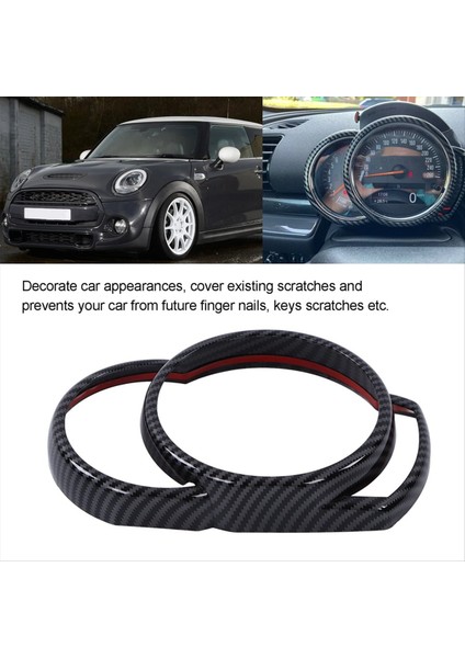 Mini Cooper Hatchback F54 F55 F56 F57 Için Karbon Fiber Tarzı Gösterge Paneli Çerçeve Kapak Döşeme Tahtası Panel Trim (Yurt Dışından) fırsatları