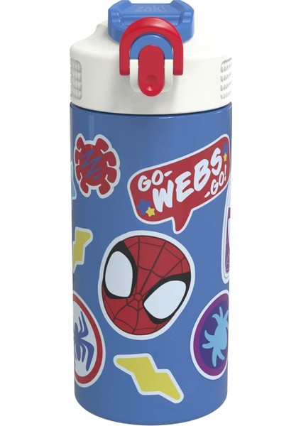 Star Wars Mandaloria Çocuk Paslanmaz Çelik Vakum Yalıtımlı Su Şişesi 14 Oz. Dayanıklı, Sızdırmaz Açılır Pipet Ağzı ve Dahili Taşıma Halkası Bpa Içermez. (Yurt Dışından)