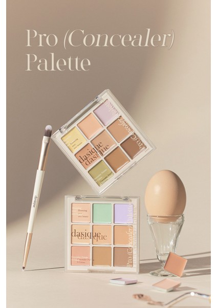 Çok Amaçlı Kullanıma Uygun Kremsi Kapatıcı Paleti Dasıque Pro Concealer Palette (#02 Medium Cover)