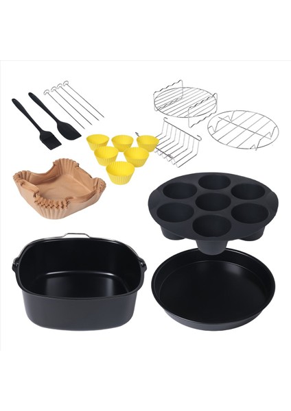 Instant Vortex Plus, 6,4l, Xxl 6,2l ve Çoğu 5,7l Hava Fritözleri Için Kare Hava Fritöz Aksesuarları (Yurt Dışından) fiyatları