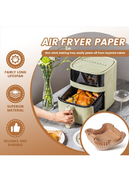 Instant Vortex Plus, 6,4l, Xxl 6,2l ve Çoğu 5,7l Hava Fritözleri Için Kare Hava Fritöz Aksesuarları (Yurt Dışından) fırsatları