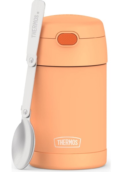， 16 Oz Paslanmaz Çelik Vakum Yalıtımlı Gıda Kavanozu Kaşıkla (Yurt Dışından)
