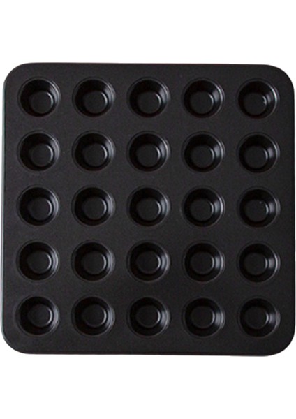 25 Bardaklık Yuvarlak Kek Kalıbı Yapışmaz Mini Muffinler Kek Tepsisi Pişirme Gereçleri Pişirme Aksesuarları (Yurt Dışından)