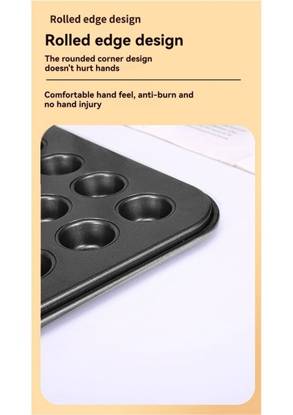 25 Bardaklık Yuvarlak Kek Kalıbı Yapışmaz Mini Muffinler Kek Tepsisi Pişirme Gereçleri Pişirme Aksesuarları (Yurt Dışından) fırsatları