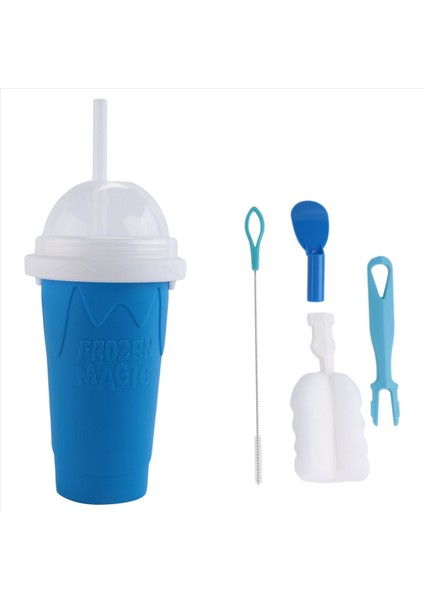 Freeze Magic Slushy Cup, Kapaklı ve Pipetli Smoothie Bardakları, Slushie Maker Cup Harika Şeyler (Yurt Dışından) fırsatları