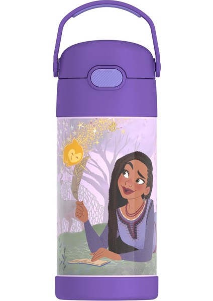 Pipetli Su Şişesi – 12 Oz (Wish – Kids Paslanmaz Çelik Vakum Yalıtımlı Kapaklı Su Şişesi) (Yurt Dışından)