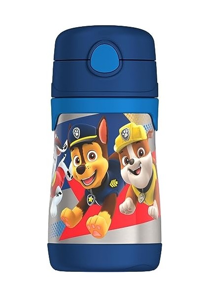 ， Termos Vakum Yalıtımlı Paslanmaz Çelik 10 Oz Sippy Şişe Paw Patrol Boys (Yurt Dışından)