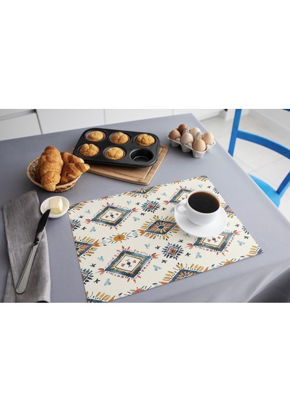 Canlı Renkli Yıkanabilir Masa Suplası