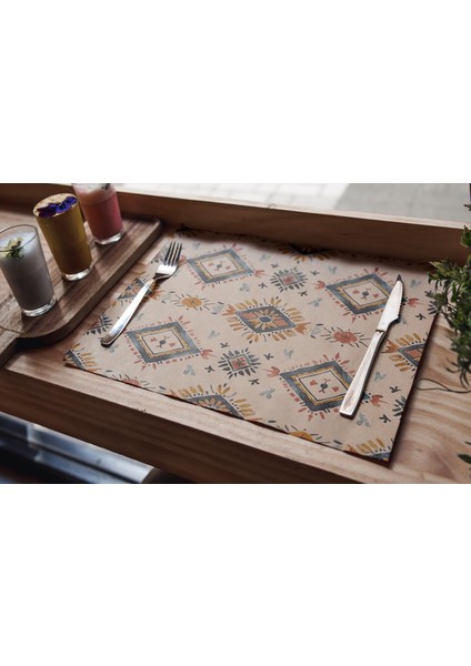 Canlı Renkli Yıkanabilir Masa Suplası modelleri