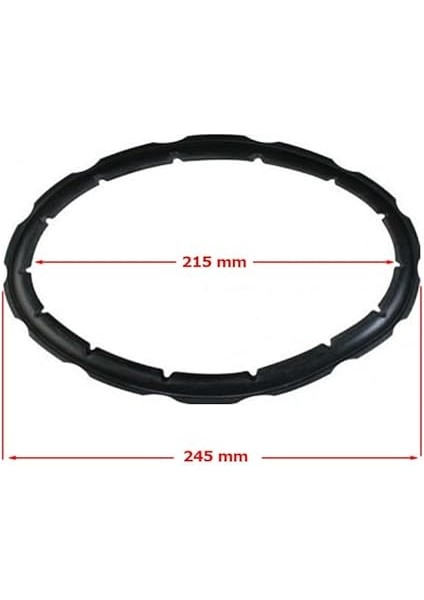 Clipso Muadil Lastik Kapak Contası 4,5-5 - 6 Litre Düdüklü Tencereler Için Tefal ile Uyumlu fiyatları