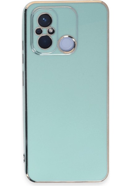 REDMI12C Parlak Yapılı Silikon Kılıf Rcv/volet