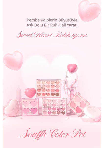 Yoğun Pigmentli Köpük Yapıda Kadife Bitişli Ruj & Allık DASIQUE Souffle Color Pot 18 Rose Only