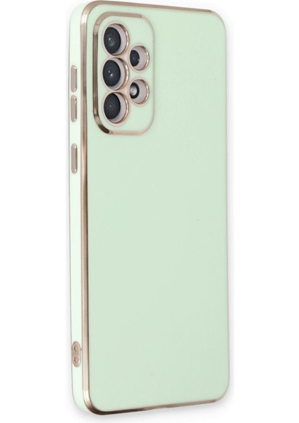 Samsung Galaxy A33 5g Parlak Yapılı Silikon Kılıf Rcv/volet
