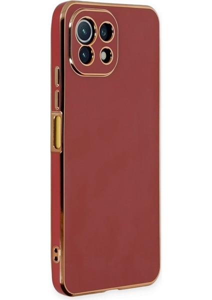 Xiaomi Mi 11 Lite Parlak Yapılı Silikon Kılıf Rcv/volet