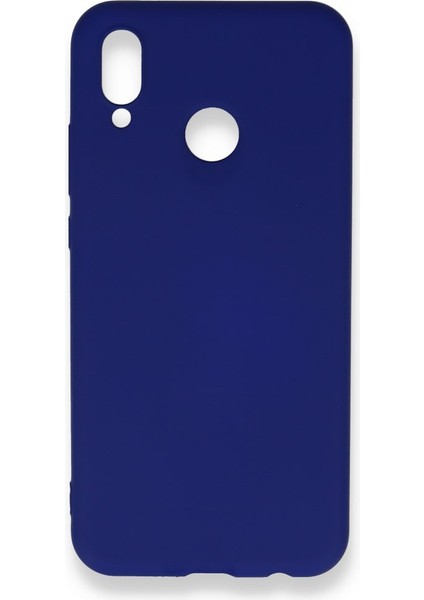 Huawei P20 Lite Kadife Dolgulu Lansman Silikon Kılıf Rcv/nano Lansman