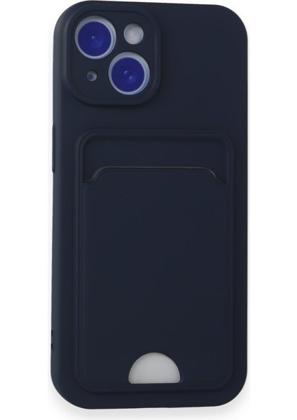 iPhone 14 Kılıf Kart Hazneli Silikon Kapak Ryc/kelvin