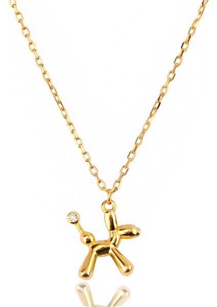 Köpek Gümüş Kolye MS3357