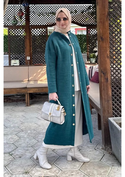 Yakut Angora Triko Kap Zümrüt modelleri