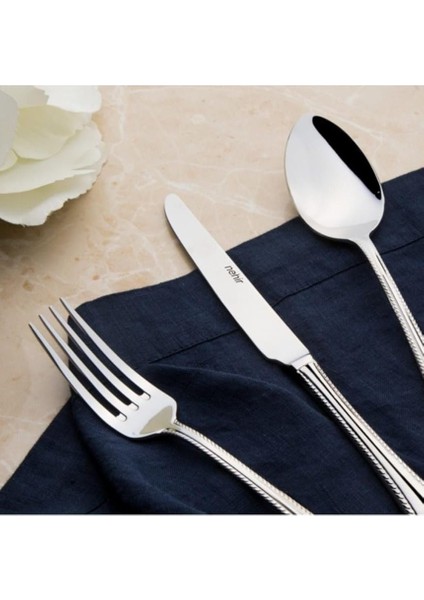 Fulya Sade 12 Kişilik 72 Parça Kutulu Çatal Kaşık Bıçak Takımı